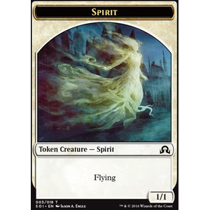 Magic löskort: Shadows over Innistrad: Spirit Token