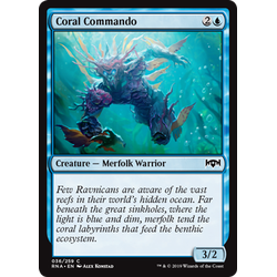 Magic löskort: Ravnica Allegiance: Coral Commando