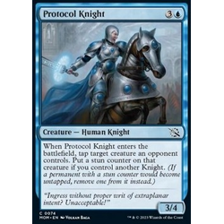 Magic löskort: March of the Machine: Protocol Knight (Foil)