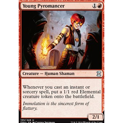 Magic löskort: Eternal Masters: Young Pyromancer