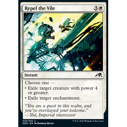 Magic löskort: Kamigawa: Neon Dynasty: Repel the Vile (Foil)