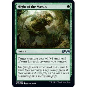 Magic löskort: Core Set 2020: Might of the Masses