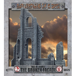 Battlefield in a Box: Hall of Heroes - Broken Facade (dark stone)