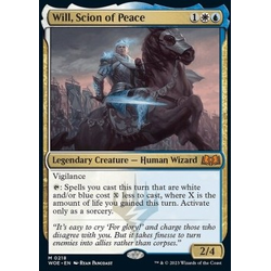 Magic löskort: Wilds of Eldraine: Will, Scion of Peace