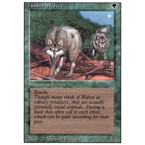 Magic löskort: Revised: Timber Wolves