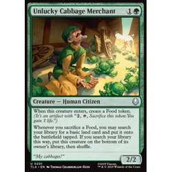 Magic löskort: Avatar: The Last Airbender: Unlucky Cabbage Merchant