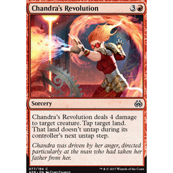 Magic löskort: Aether Revolt Chandra's Revolution