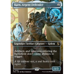 Magic löskort: Reality Fracture: Karn, Argent Defender (alternative art) (Foil)