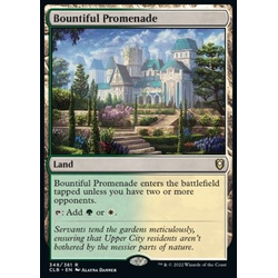 Commander Legends: Battle for Baldur's Gate: Bountiful Promenade (Foil) (Japansk)