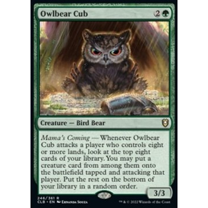 Magic löskort: Commander Legends: Battle for Baldur's Gate: Owlbear Cub