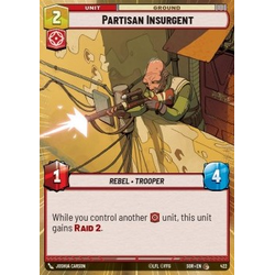 Star Wars: Unlimited Löskort: Spark of Rebellion: Partisan Insurgent (Hyperspace) (Foil)