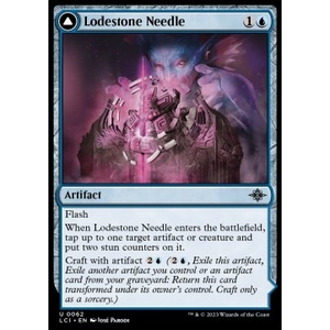 Magic löskort: The Lost Caverns of Ixalan: Lodestone Needle // Guidestone Compass