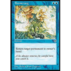 Magic löskort: Mirage: Boomerang