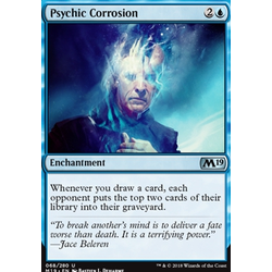 Magic löskort: Core Set 2019: Psychic Corrosion