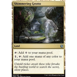 Magic löskort: Conspiracy: Take the Crown: Shimmering Grotto (Foil)