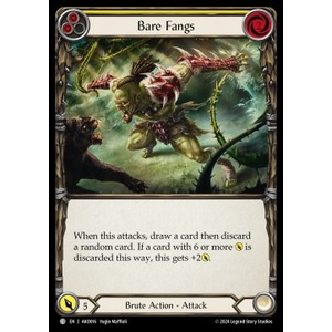 FaB Löskort: Armory Deck: Kayo: Bare Fangs (Yellow)