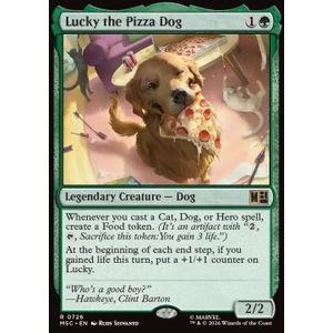 Magic löskort: Commander: Marvel Super Heroes: Lucky the Pizza Dog