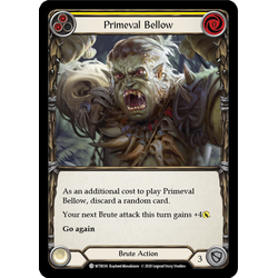 FaB Löskort: Welcome to Rathe Unlimited: Primeval Bellow (Yellow)