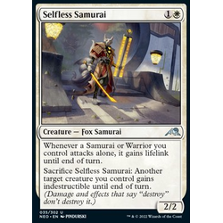 Magic löskort: Kamigawa: Neon Dynasty: Selfless Samurai