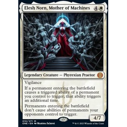 Magic löskort: Phyrexia: All Will Be One: Elesh Norn, Mother of Machines