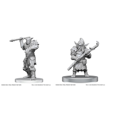 D&D Nolzur's Marvelous Miniatures (unpainted):  Bugbear Stalker & Goblin Hexer