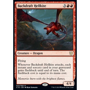 Magic löskort: Commander 2019: Backdraft Hellkite