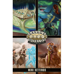 Savage Worlds RPG: Game Master Screen + Mini-Settings