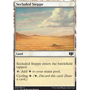 Magic löskort: Commander 2014: Secluded Steppe