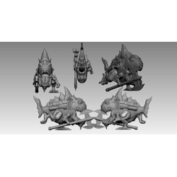 Bot War: Overlords - Deepsea, Piranha, Lockjaw (Metal)