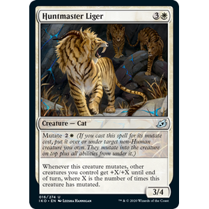 Magic löskort: Ikoria: Lair of Behemoths: Huntmaster Liger (Foil)