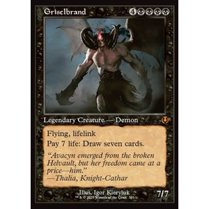 Magic löskort: Magic: Innistrad Remastered: Griselbrand (alternative art)