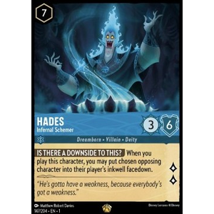 Lorcana Löskort: The First Chapter: Hades - Infernal Schemer (Foil)