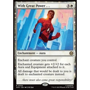 Magic löskort: Magic: the Gathering: Marvel's Spider-Man: With Great Power...