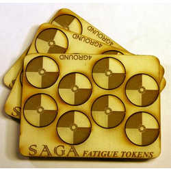 SAGA Fatigue Markers (24 painted MDF tokens)