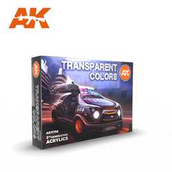 3G Paint Set: Transparent Colors