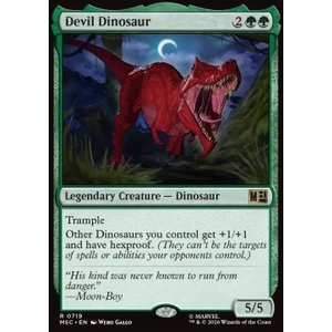 Magic löskort: Commander: Marvel Super Heroes: Devil Dinosaur