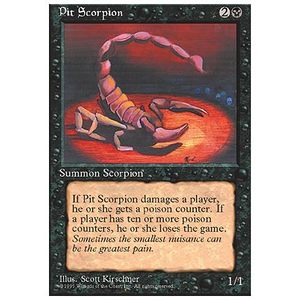 Magic löskort: 4th Edition: Pit Scorpion