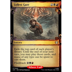Magic löskort: Commander: The Lord of the Rings: Tales of Middle-earth: Lidless Gaze (alternative art) (Silver Foil)