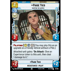 Star Wars: Unlimited Löskort: Jump to Lightspeed: Paige Tico, Dropping the Hammer