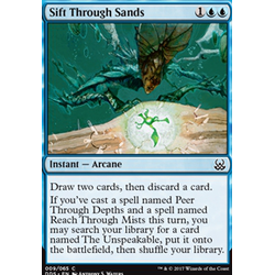 Magic löskort: Duel Decks: Mind vs Might: Sift Through Sands