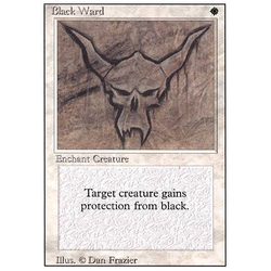 Magic löskort: Revised: Black Ward