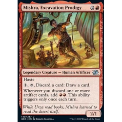 Magic löskort: The Brothers' War: Mishra, Excavation Prodigy (Foil)