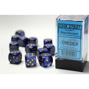 Scarab™ Royal Blue/gold (12-die set)