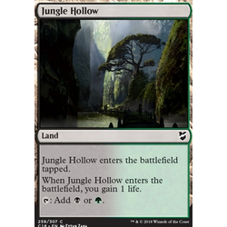 Magic löskort: Commander 2018: Jungle Hollow