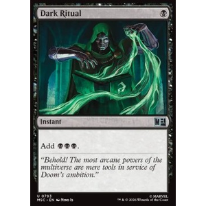 Magic löskort: Commander: Marvel Super Heroes: Dark Ritual
