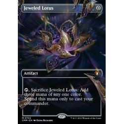 Magic löskort: Commander Masters: Jeweled Lotus (alternative art)