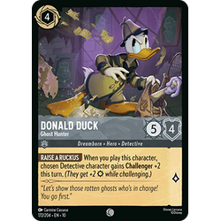 Lorcana Löskort: Whispers in the Well: Donald Duck - Ghost Hunter