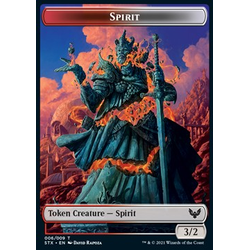 Magic Löskort: Strixhaven: School of Mages: Spirit Token