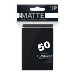 Card Sleeves Standard Pro-Matte Black (50) (Ultra Pro)