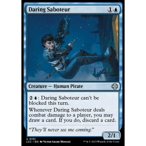 Magic löskort: The Lost Caverns of Ixalan: Daring Saboteur